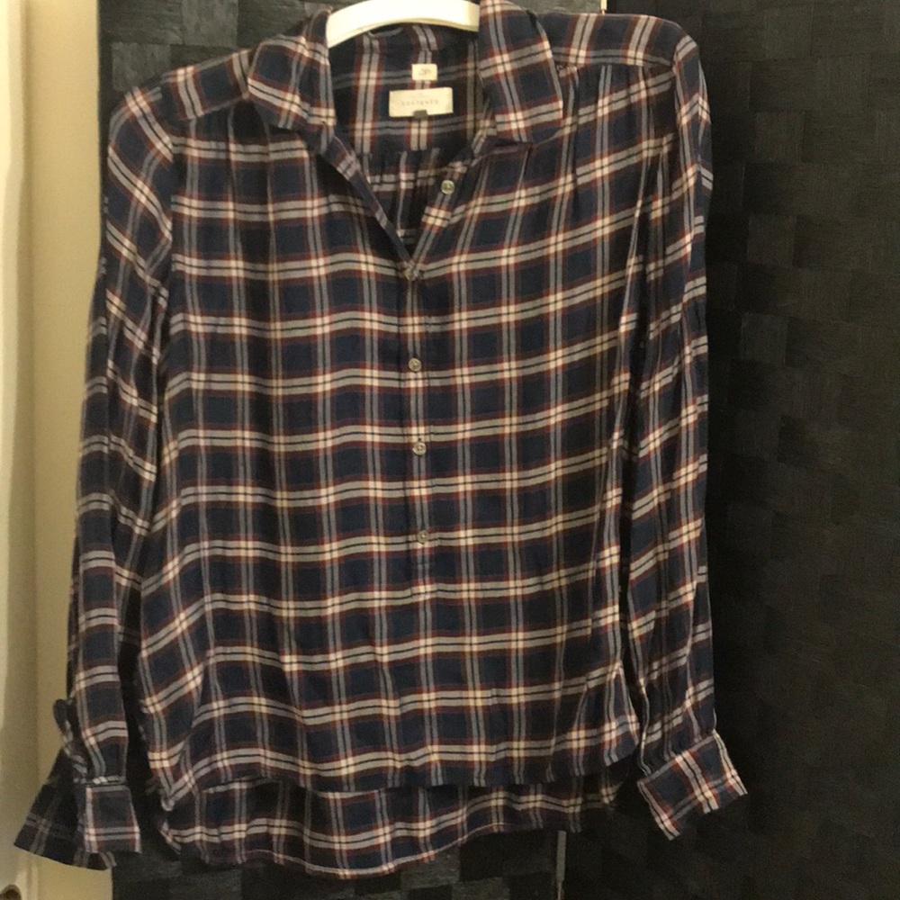 Loft Plaid button shirt
